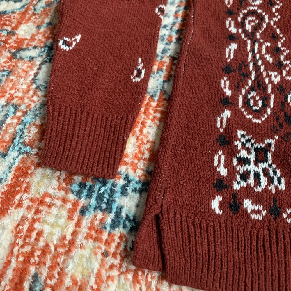 Madewell Bandana Pullover Sweater - Picture 7 of 12